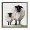 Stupell Industries Sheep And Lamb Portrait Floating Frame, design by Michele Norman